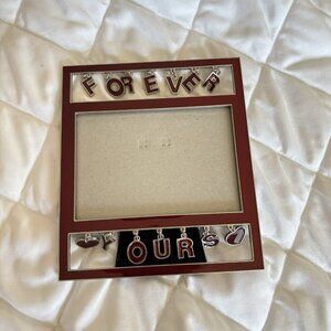 NEW Forever Yours Picture Frame Red Valentines Khols 3”x5” Photo Gift